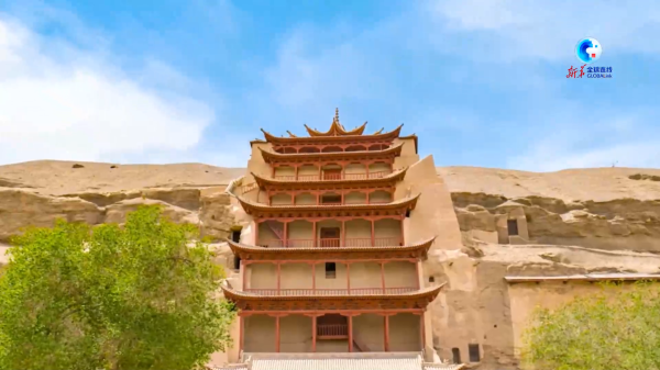 创通网 全球连线｜外籍嘉宾在莫高窟感受世界文化遗产的生态保护之变